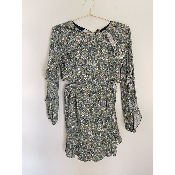 TOPSHOP Liberty Floral Print Skater Dress Size 6 - Picture 1 of 9